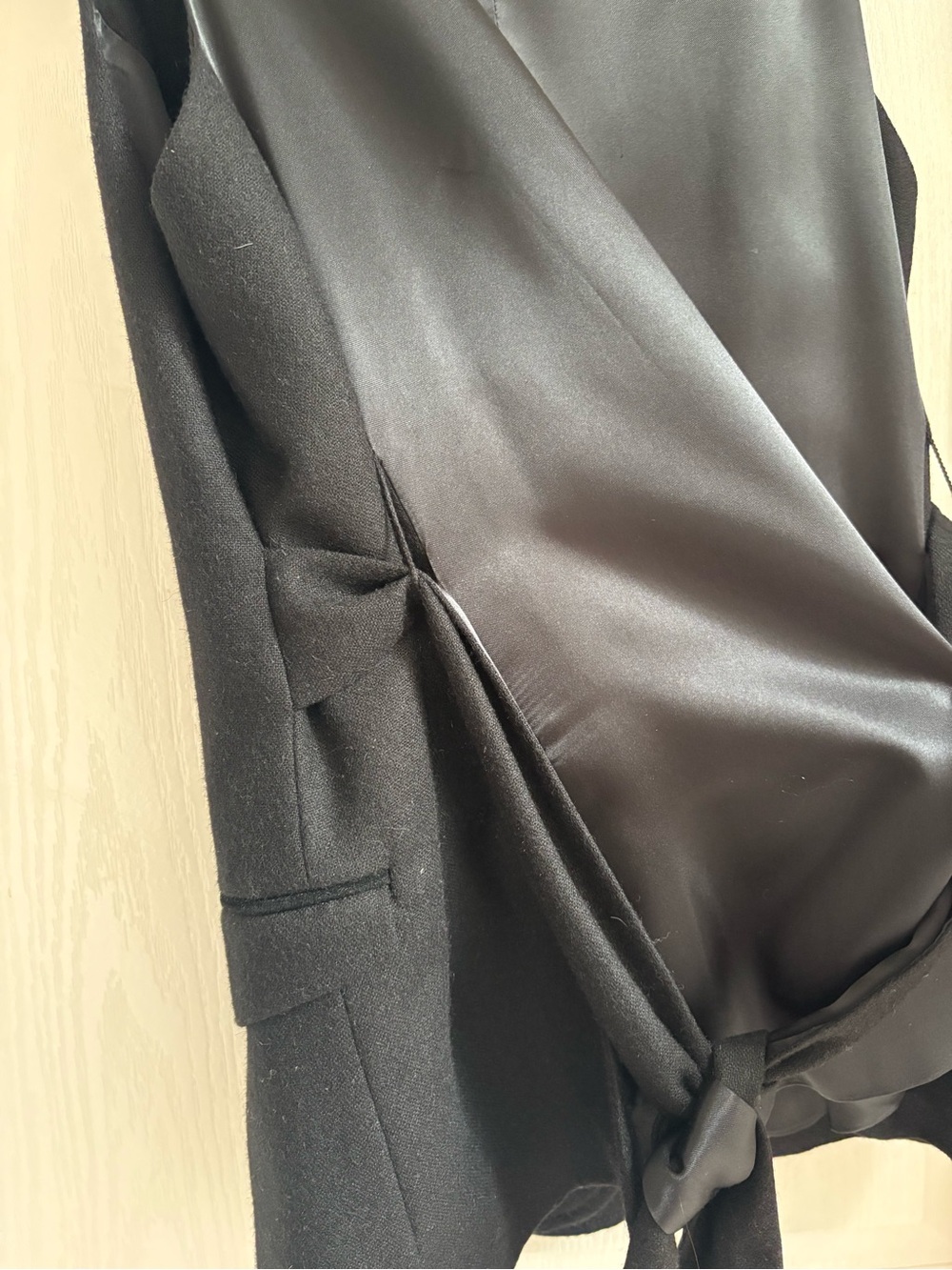 GAP Black Double-Breasted Wool Vest - Picture 7 of 7